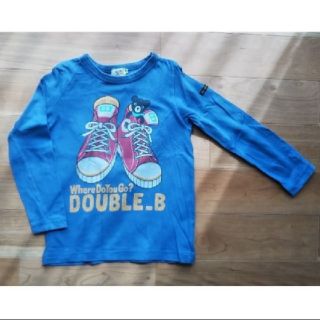 ダブルビー(DOUBLE.B)の【ゆりっこ様ご専用】DOUBLE.B　長袖Tシャツ　110cm(Tシャツ/カットソー)