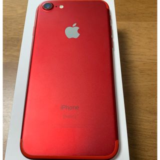 アップル(Apple)のiPhone 7 Red 128GB(スマートフォン本体)