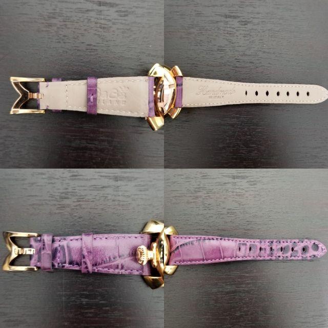ガガミラノ 腕時計 美品☆ マヌアーレ40mm 紫