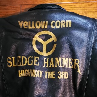 YeLLOW CORN - イエローコーン 革製ライダースジャケット の通販 