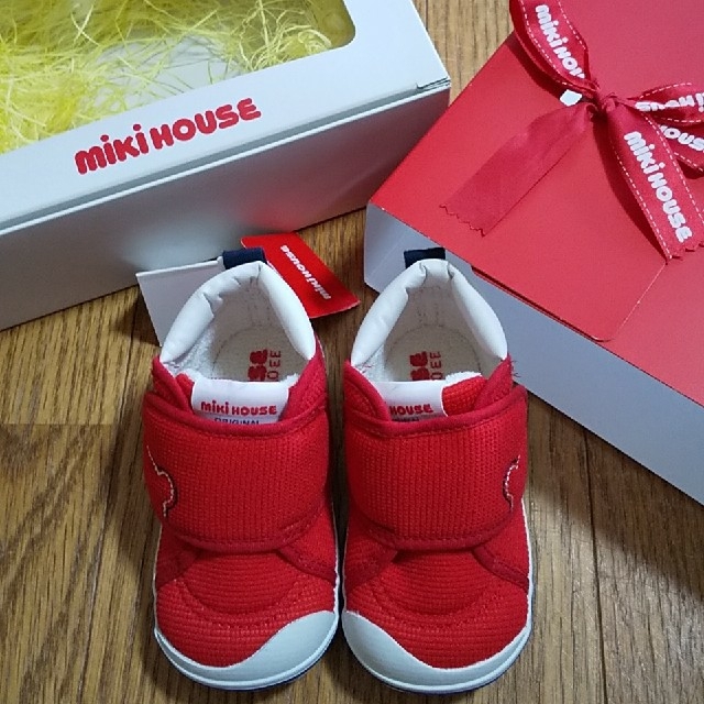 mikihouse(ミキハウス)のmiki HOUSE 13センチ キッズ/ベビー/マタニティのベビー靴/シューズ(~14cm)(スニーカー)の商品写真