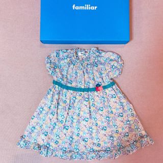 ファミリア(familiar)のファミリア リバティ柄ワンピース 極美品✨(ワンピース)