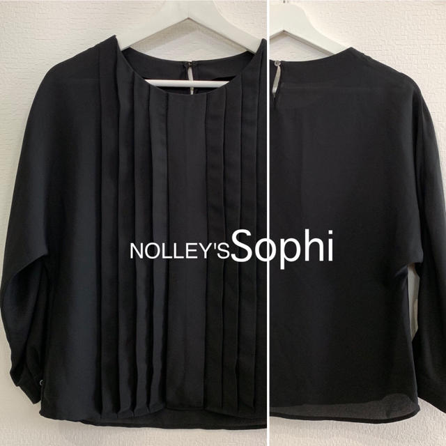 NOLLEY'S(ノーリーズ)のベーク船長様専用✴︎ノーリーズソフィ✴︎上品タック透け感ブラウス♡ レディースのトップス(シャツ/ブラウス(長袖/七分))の商品写真