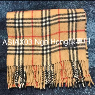 バーバリー(BURBERRY)のASIAX03 Ngo Hong様専用 バーバリーマフラー 正規品(マフラー/ショール)