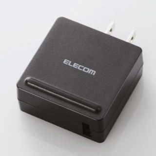 エレコム(ELECOM)のケース無しで格安 スマホ・タブレット用 AC充電器 MPA-ACUCN001BK(バッテリー/充電器)