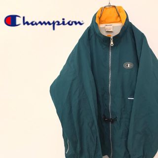 チャンピオン(Champion)の【90s】チャンピオン ナイロンジャケット トラックジャケット ゆるだぼ 古着(ナイロンジャケット)