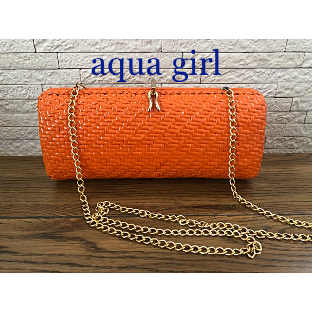 aquagirl(アクアガール)のaqua girl アクアガール カゴチェーンバッグ レディースのバッグ(かごバッグ/ストローバッグ)の商品写真