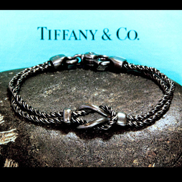 TIFFANY&Co. ダブルロープブレスレット-