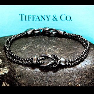 old tiffany ダブルロープチェーンブレス ティファニー-