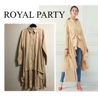 ロイヤルパーティー(ROYAL PARTY)のROYAL PARTY イレギュラーヘムシャツブラウス(シャツ/ブラウス(長袖/七分))