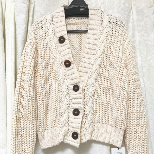 SNIDEL(スナイデル)の「最終値下げ」her lip to♡clopped knit cardigan レディースのトップス(カーディガン)の商品写真