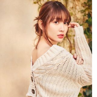 スナイデル(SNIDEL)の「最終値下げ」her lip to♡clopped knit cardigan(カーディガン)