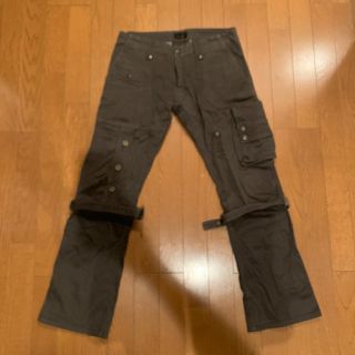 テットオム(TETE HOMME)のテットオム カーゴパンツ ワーク メンズ グレー ブラック(ワークパンツ/カーゴパンツ)