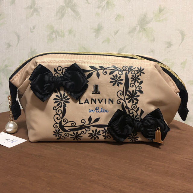 LANVIN en Bleu(ランバンオンブルー)のアプ様❤️ ランバン 化粧ポーチ 新品 ２つセット レディースのファッション小物(ポーチ)の商品写真