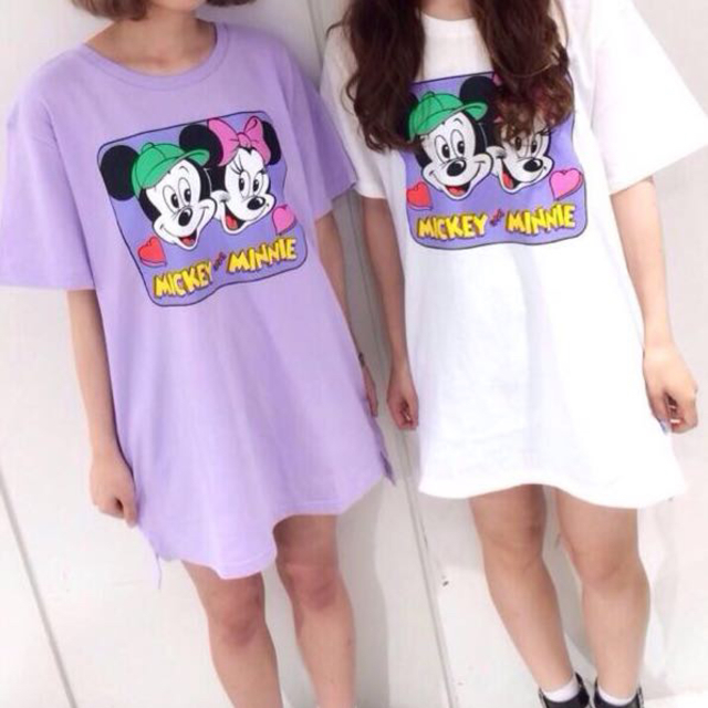 merry jenny(メリージェニー)のmerryjenny ミッキー&ミニー レディースのトップス(Tシャツ(半袖/袖なし))の商品写真