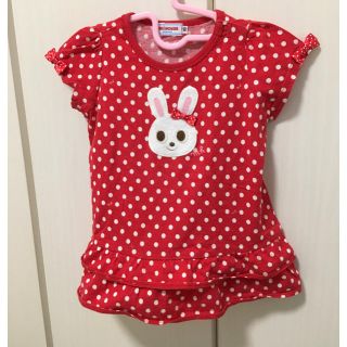 ミキハウス(mikihouse)のミキハウス ドット うさこ チュニック トップス 90(Tシャツ/カットソー)