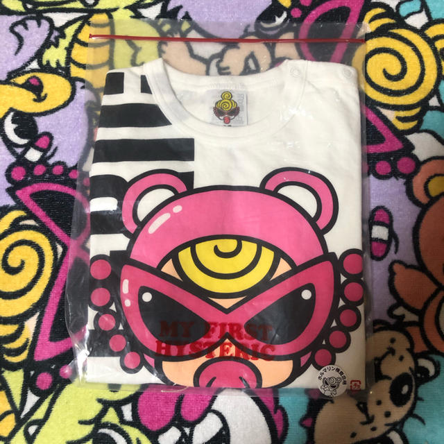 HYSTERIC MINI(ヒステリックミニ)の㉓テディ半袖 キッズ/ベビー/マタニティのキッズ服女の子用(90cm~)(Tシャツ/カットソー)の商品写真