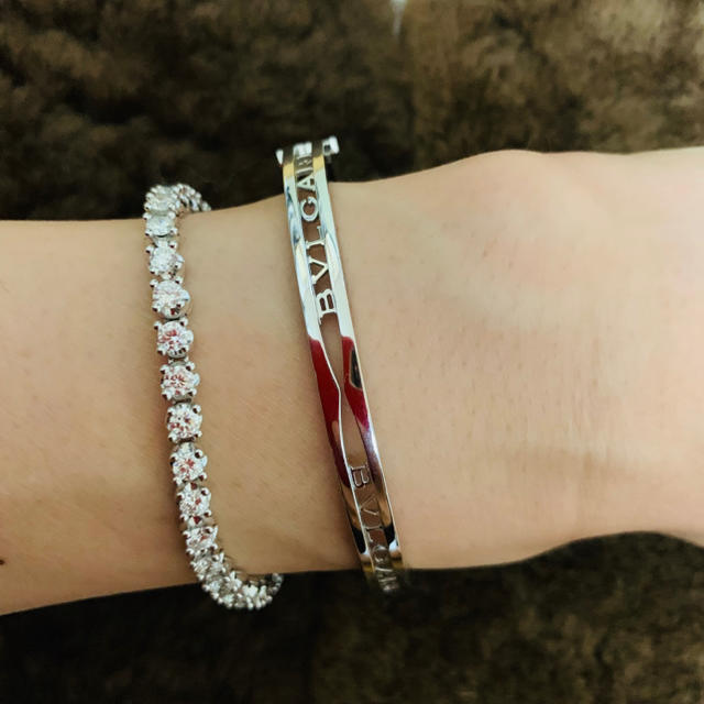 BVLGARI(ブルガリ)の《美品》ブルガリ/BVLGARI コロナ テニスブレスレット・ネックレスセット レディースのアクセサリー(ブレスレット/バングル)の商品写真