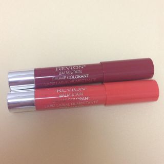 レブロン(REVLON)のレブロン バームステイン クレヨン リップ 赤 オレンジ(口紅)