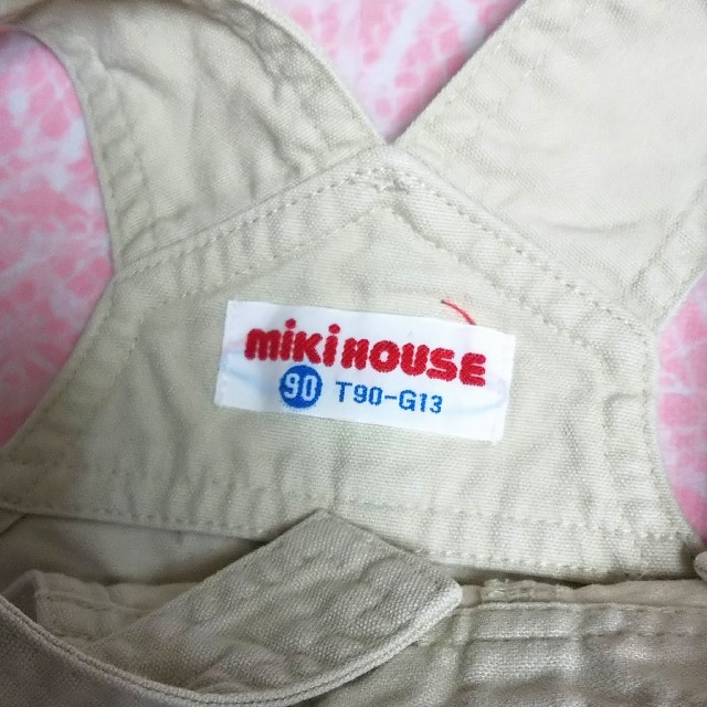 mikihouse(ミキハウス)のミキハウス ジャンパースカート 90 キッズ/ベビー/マタニティのキッズ服女の子用(90cm~)(スカート)の商品写真