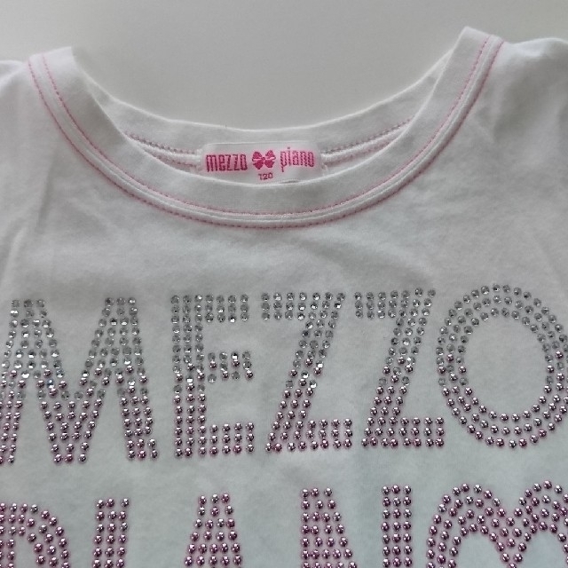 mezzo piano(メゾピアノ)のmezzo piano Tシャツ 120 キッズ/ベビー/マタニティのキッズ服女の子用(90cm~)(Tシャツ/カットソー)の商品写真