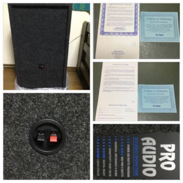 PRO-AUDIO STUDIO MONITOR 定価30万以上 送料無料 新品 PRO-AUDIO STUDIO MONITOR 定価30万以上 送料無料 新品