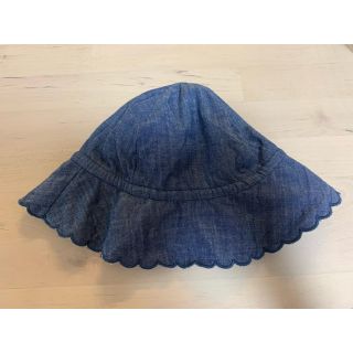 ギャップ(GAP)のbaby GAP★スカラップ★帽子★46cm★美品(帽子)