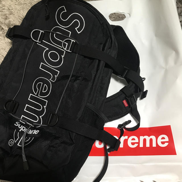 【supreme】Supreme Backpack 18AW Black