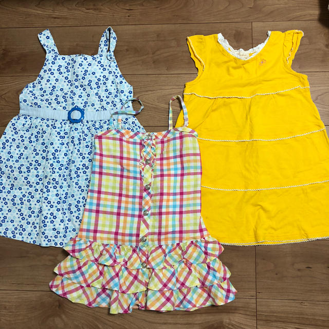 HusHush(ハッシュアッシュ)の120 130 ワンピース まとめ売り  キッズ/ベビー/マタニティのキッズ服女の子用(90cm~)(ワンピース)の商品写真