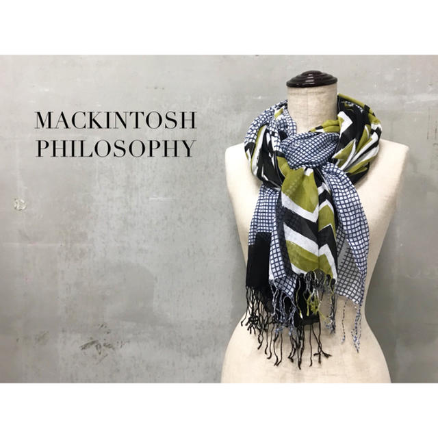 MACKINTOSH PHILOSOPHY(マッキントッシュフィロソフィー)の【MACKINTOSH PHILOSOPHY】ストール ショール レディースのファッション小物(ストール/パシュミナ)の商品写真