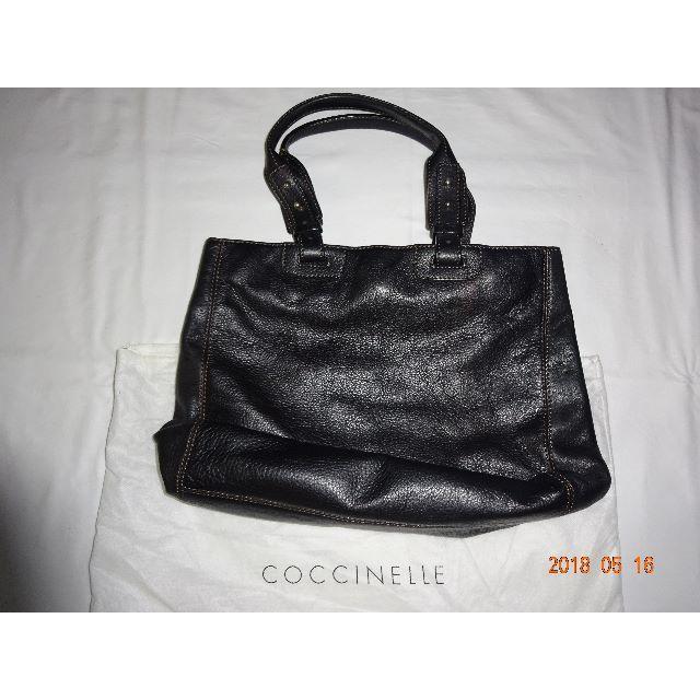 本革 　コチネレ イタリアブランド COCCINELLE バッグ　黒