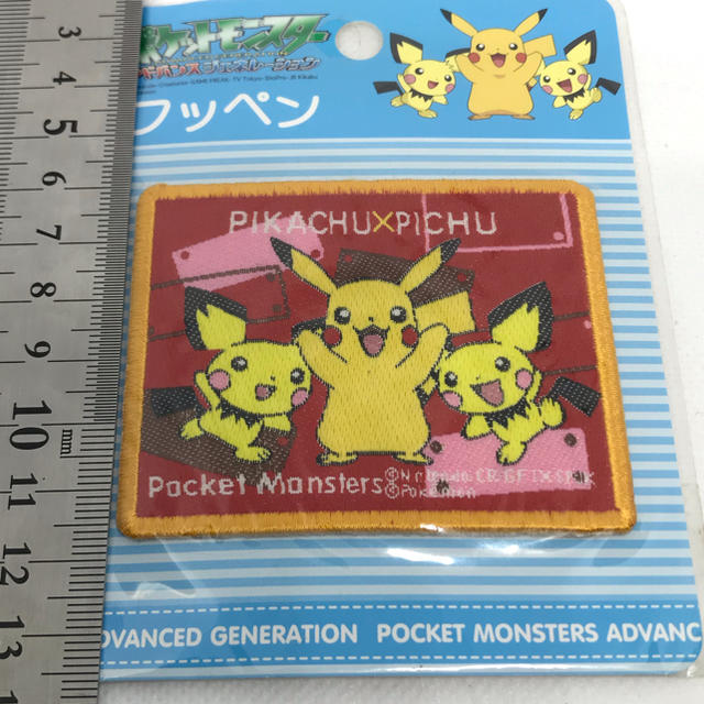 ポケモン(ポケモン)のポケットモンスター ワッペン ハンドメイドの素材/材料(各種パーツ)の商品写真