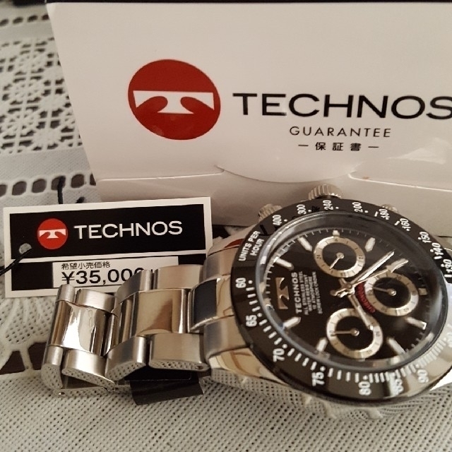 TECHNOS(テクノス)の新品未使用 テクノス TECHNOS クロノグラフ 正規品 10気圧防水 蓄光 メンズの時計(腕時計(アナログ))の商品写真