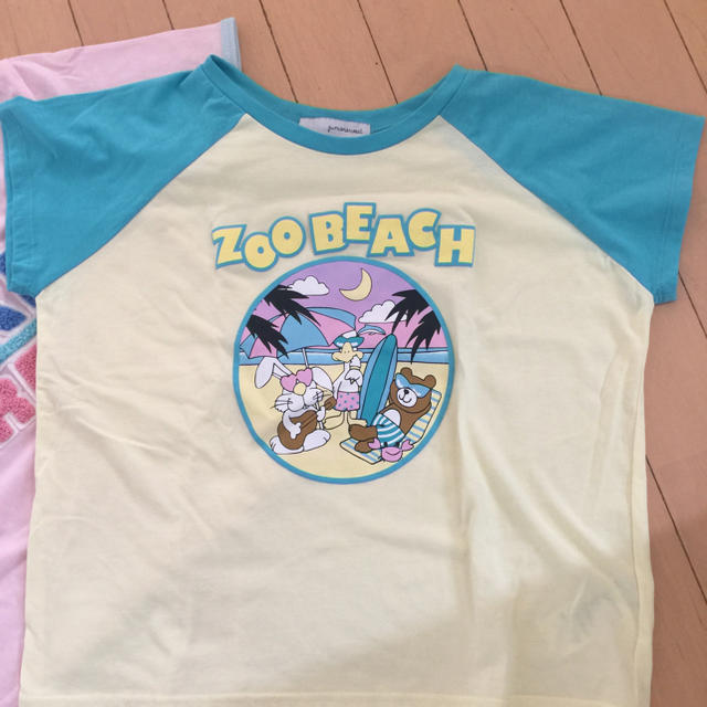 WEGO(ウィゴー)のウィゴー Ｔシャツ２枚セット  キッズ/ベビー/マタニティのキッズ服女の子用(90cm~)(Tシャツ/カットソー)の商品写真