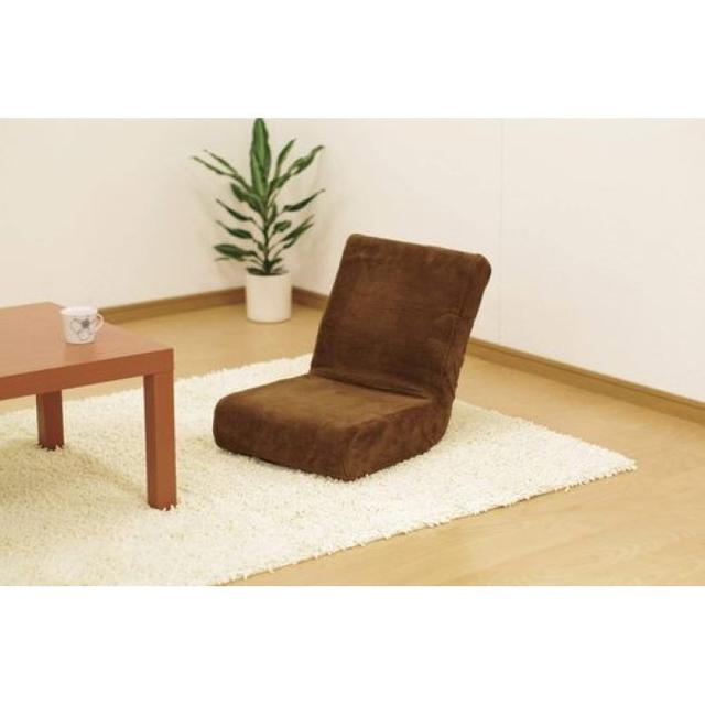 【バカ売れ】アイリスオーヤマ コンパクト座椅子 インテリア/住まい/日用品の椅子/チェア(座椅子)の商品写真