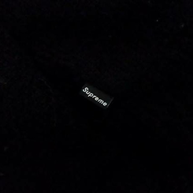 SUPREMEシュプリーム牛本革スエードライニングスタジアムジャケット黒XL新品