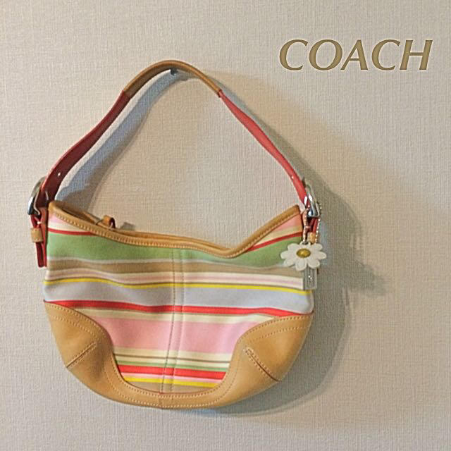 COACH(コーチ)のコーチ⭐️マルチボーダーバッグ レディースのバッグ(ショルダーバッグ)の商品写真