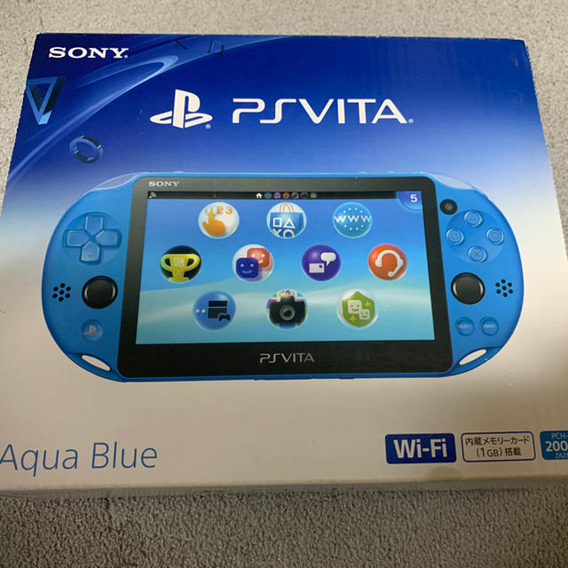 未使用美品 SONY  PS Vita PCH-2000 ZA23 アクアブルー
