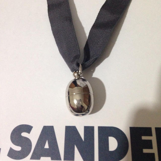 Jil Sander(ジルサンダー)の新品 ジルサンダーネイビー ネックレス レディースのアクセサリー(ネックレス)の商品写真