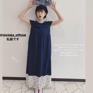 ウォール(WALL)の梨凛花 元値31320円 今期売り切れ商品Capsleevelong dress(ロングワンピース/マキシワンピース)