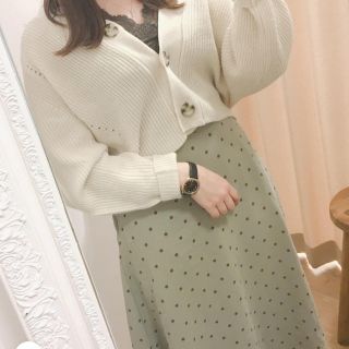 ナチュラルクチュール(natural couture)のいろいろ柄フレアスカート (ひざ丈スカート)