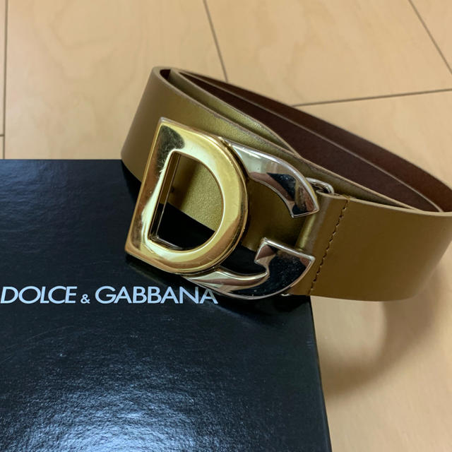 DOLCE&GABBANA(ドルチェアンドガッバーナ)のドルガバ ゴールドベルト レディースのファッション小物(ベルト)の商品写真