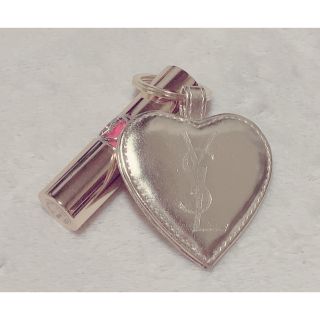 イヴサンローランボーテ(Yves Saint Laurent Beaute)の新品 イブサンローラン キーリング ミラー(キーホルダー)