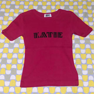 ケイティー(Katie)のKatie♡ロゴ入りカットソー(Tシャツ(半袖/袖なし))