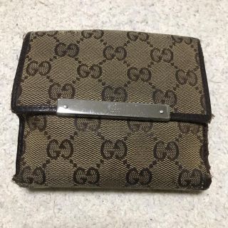 グッチ(Gucci)のGUCCI グッチ 二つ折り財布 ジャンク品(財布)