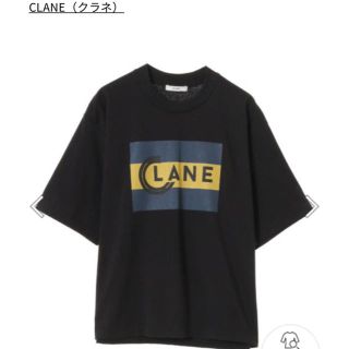 ステュディオス(STUDIOUS)のCLANE クラネTシャツブラック(Tシャツ(半袖/袖なし))