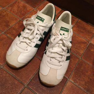 アディダス(adidas)のアディダス カントリー 緑  24.5 adidas country(スニーカー)