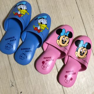 ディズニー(Disney)のディズニー 子ども用 ビニールスリッパ 20cm 二足組(スリッパ)