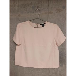 フォーエバートゥエンティーワン(FOREVER 21)のforever21 ピンク フハクT(シャツ/ブラウス(半袖/袖なし))