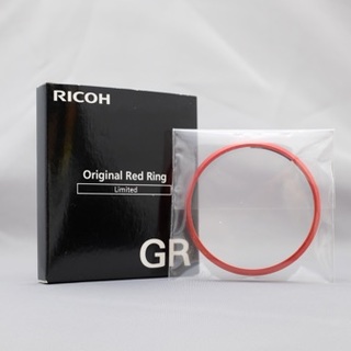 リコー(RICOH)の【ruiruiさん専用】Ricoh GR・GR2用　レンズリング 赤(その他)